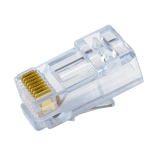 Simply45® cat5e Pass-Through RJ45 non blindé – 500 fiches – teinte bleue