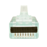 Simply45® ProSeries Cat6 Unshielded Pass-Through RJ45 Modular Plugs with Cap45® 100 pc/Jar – Green Tint