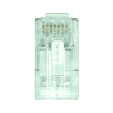 Simply45® ProSeries Cat6 Unshielded Pass-Through RJ45 Modular Plugs with Cap45® 100 pc/Jar – Green Tint