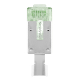 Simply45® fiches modulaires RJ45 à passage de terre externe blindée ProSeries Cat6 avec Cap45® – 50 pièces/pot - teinte verte