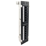 Simply45® 12-Port Wall Mount Cat5e UTP Patch Panel