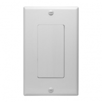 SynConnect Decora Style Wall Plate Blank Insert w/No Knockout 2pcs – White