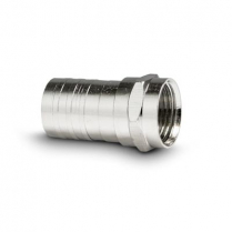 SynConnect F-Type RG6 Crimp-On Connector Male – One Piece – 50pc Jar