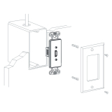 SynConnect insert HDMI 8K simple style Décora – blanc