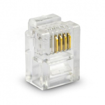 SynConnect Modular Plug for Round Cable [4 Pin] – 100pc Jar