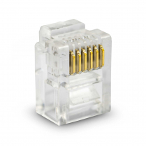 SynConnect Modular Plug for Round Cable [6 Pin] – 100pc Jar