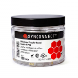 SynConnect Modular Plug for Round Cable [8 Pin] – 100pc Jar