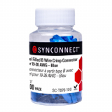 SynConnect B GEL Filled Connector for 19-26 AWG – Blue – 100pc Jar