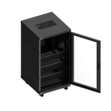 SyncSystem cabinet audio vid&eacute;o pr&eacute;assembl&eacute; de 21U &ndash; 24" P avec ventilateurs silencieux &ndash; homologu&eacute;e UL