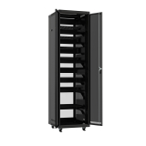 SyncSystem cabinet audio vid&eacute;o pr&eacute;assembl&eacute; de 42U &ndash; 24" P avec ventilateurs silencieux &ndash; homologu&eacute;e UL
