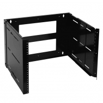 SyncSystem Wall Mount Rack 8U – Adjustable Depth 12" to 18" 10/32 Holes