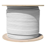 SynCable câble plénum mural pour haut-parleurs 14-4c 105 STR BC OFC c(UL) FT6 RoHS – boîte de 300m – avec gaine blanche