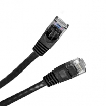 SynCable câble de raccordement moulé RJ45 CaT5E 350MHz FT-4 – 10 pieds – noir