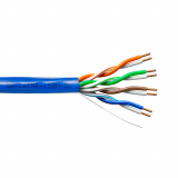 SynCable Cat-5E 350Mhz 24-4pr SOL ETL Verified c(UL) UL CMR FT4 – Blue JKT