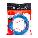 SynCable câble de raccordement moulé RJ45 CaT5E 350MHz FT-4 – 25 pieds – bleu