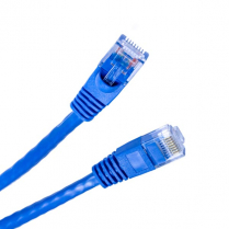 SynCable RJ45 CAT6 550MHz FT-4 Molded Patch Cable 10Gb/s – 1ft – Blue