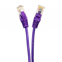 SynCable câble de raccordement super mince moulé RJ45 Cat-6 10Gbit/s – 2 pieds – violet