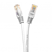 SynCable RJ 45 CAT-6 10Gb/s Molded Super Slim Patch Cable – 2ft – White