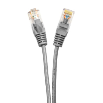 SynCable c&acirc;ble de raccordement super mince moul&eacute; RJ45 Cat-6a 10gb/s &ndash; 10 pieds &ndash; gris
