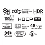 SynCable Ultra High Speed HDMI V2.1 8K at 60Hz 48 Gb/s UHD HDR – 2M