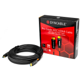 SynCable câble optique actif HDMI 2.0 – 4K, 60 Hz, 18 Gbit/s c(UL) – FT6 – 15m