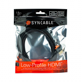 SynCable câble super mince HDMI v2.0 4K haute définition c(UL) FT4 – 1.5m