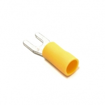 Provo cosse à fourchette sans soudure 12-10AWG taille 10 – jaune