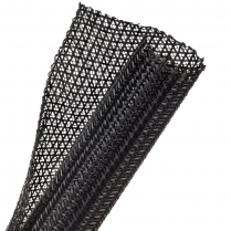 Techflex Flexo F6 Wrap Split Braid – 1-1/4" [Black] 25'