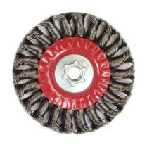 NORTON 66252833487 5/8-11x1x1/2 CS TWIST KNOT WIRE WHEEL
