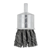 553701 1 - 1/8" X 1/4" SHAFT MOUNTED KNOT TWISTED END BRUSH