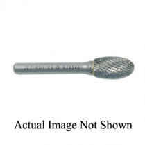 534068 CARBIDE BUR - DOUBLE CUT 1/4" SHANK - OVAL - 3/8"