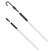 31-612 fibreglass white tuff rod 24' strong<lightweight