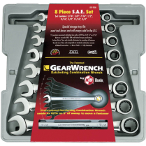 9308D SET WR RAT COMB SAE 8PC (TDS888)