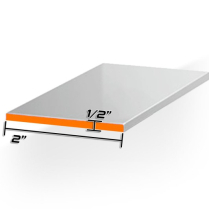 FB-2.0X0.500 2" X 1/2" FLAT BAR