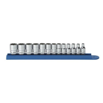 GWR80306 SET SOCKET STANDARD METRIC 1/4DR 12PT 13PC