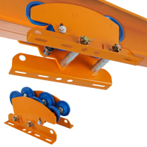 VULCANTROLLEY I-BEAM W/EMERG STP & EXT CONTRL CBL 5" 0.544 T