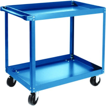 MB484 Knocked-Down Shelf Carts - 2-Shelf Utility Trucks