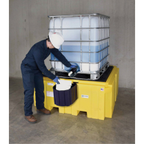 SAP076 ULTRA IBC SPILL PALLET PLUS WITH DRAIN