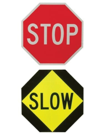 SO101 TRAFFIC CONTROL SIGNS SLOW/STOP