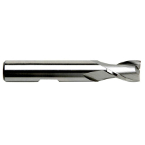 7648539 Regular length end mill w/2 flutes 1/2"D 1" L cut