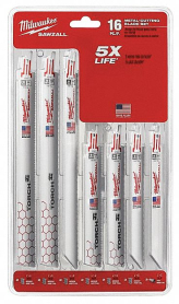 MILWAUKKE 49-22-3316 RECIPROCATING BLADE 16PC SET