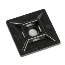 GROTE 83-6033 Black Cable Tie Mounting Bases w/Adhesive back