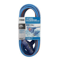 LT530730 PRIME ARCTIC BLUE 14/3 50' EXT. CORD BLUE/ORANGE