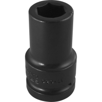 1" DRIVE 6 POINT DEEP LENGTH SOCKETS- IMPACT INDUSTRIAL FINISH