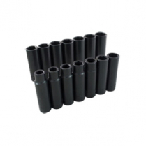 39214 GRAY METRIC SOCKET SET 6 PT 1/2" DR. 14 PIECE