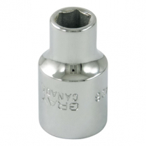 GRAY #406 SOCKET, 3/8", 1/2" DR