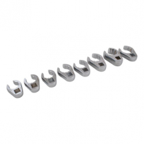 65908 WRENCH CROW FOOT FLARE NUT 8 PC 1/2" DR