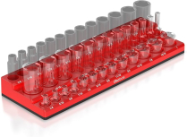 CAN & TOOL HOLDER (16-1/8 X 3 - 3/4") MAGNETIC RED