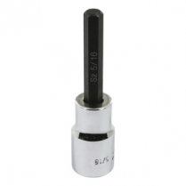 DW10L HEX DR. SKT, 5/16", 1/2" D