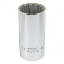 SOCKET 1-3/16 X 1/2"DR 12PT DP